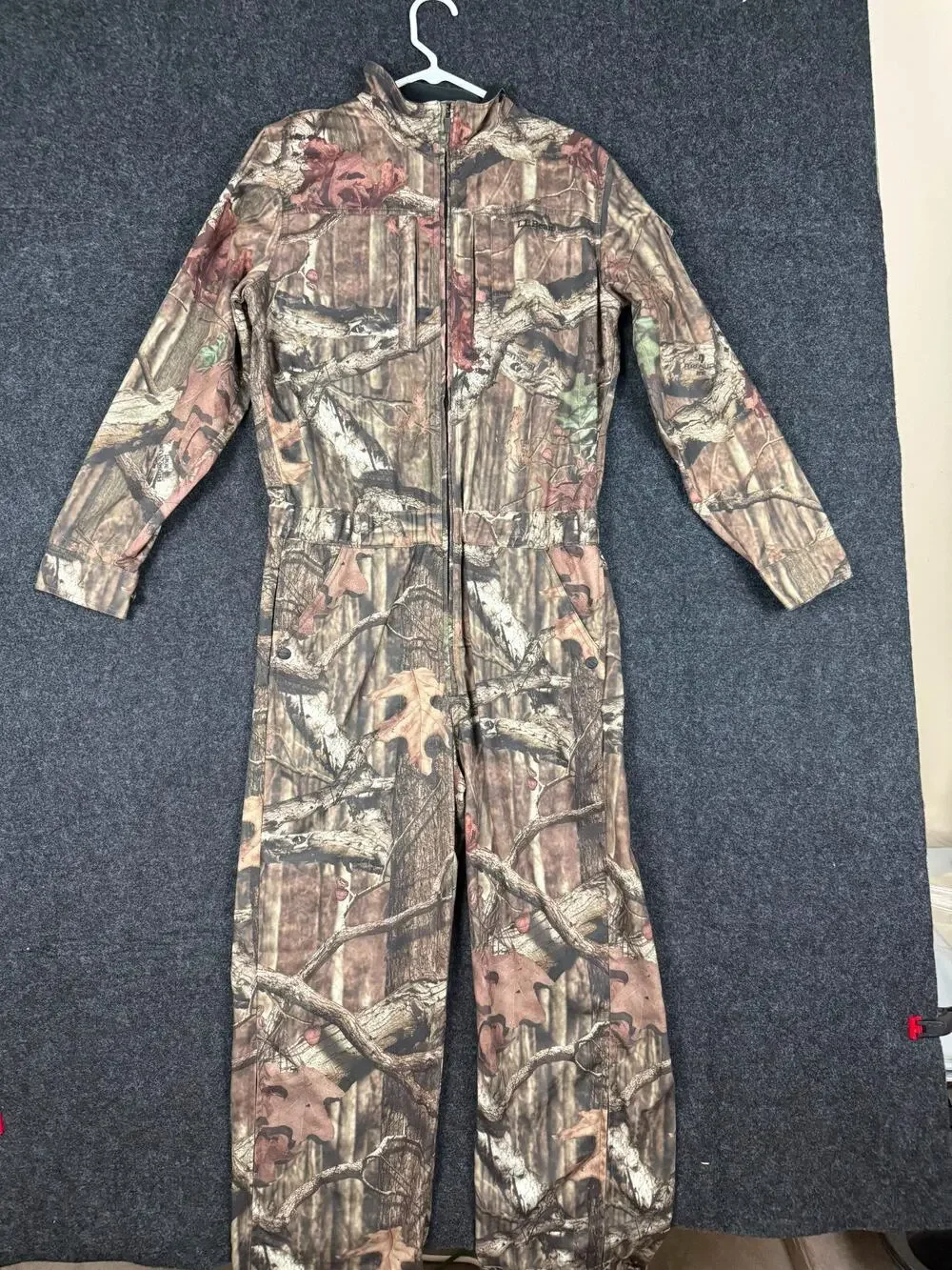 L.L.Bean Break Up Infinity Camo Hunting Coveralls Small Regular Full Zip